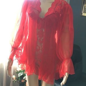Seductive Wear Red Baby Doll